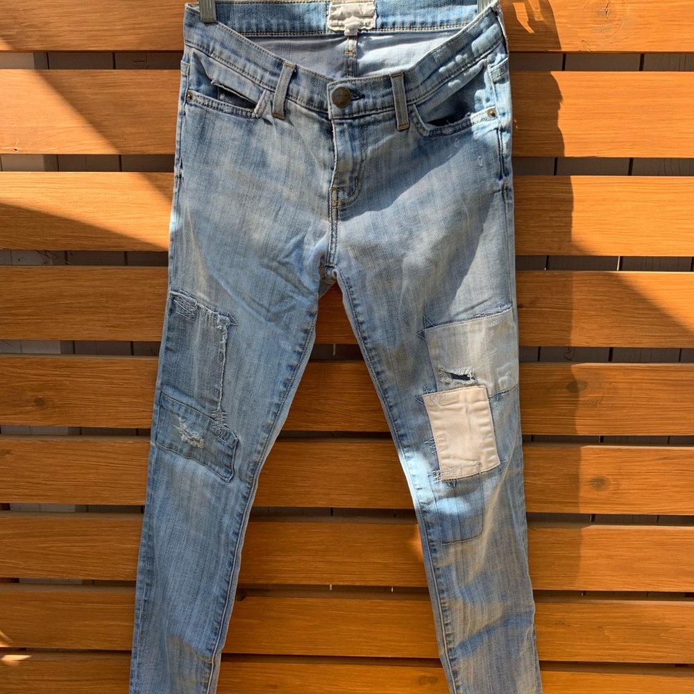 Current Elliot Patchwork Denim